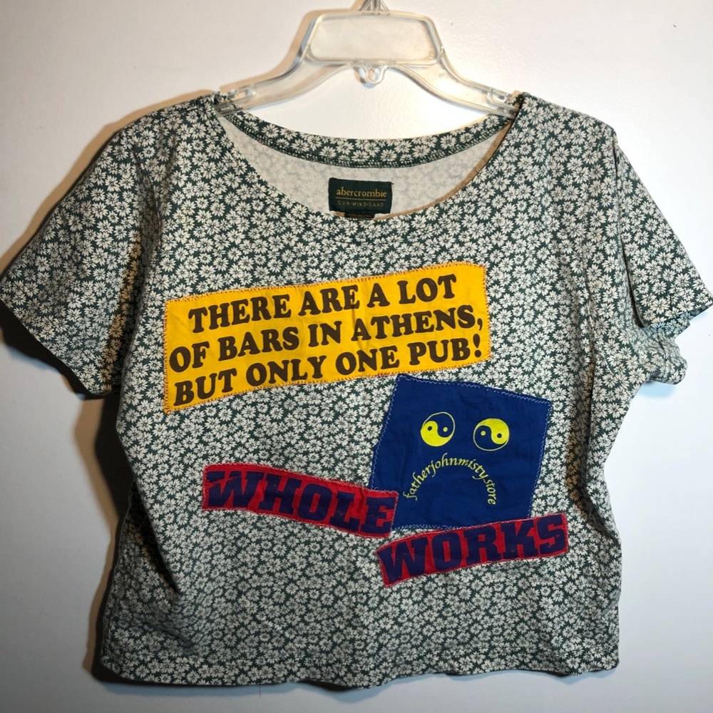 Abercrombie Green T shirt Top Cotton